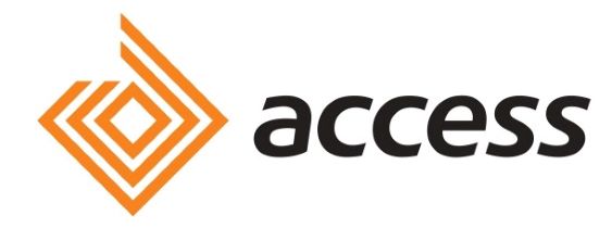 Logotipo do Access Bank Moçambique — vagas de emprego para Gestores de Clientes
