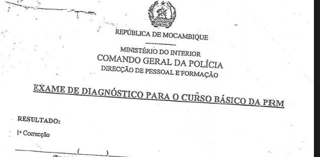 Exame Escrito da PRM: Baixe os Exames de 2020 e 2021 EPP Matalane